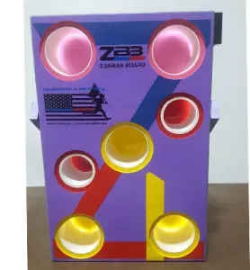 Running 4 Heroes Red & Blue Z on Purple